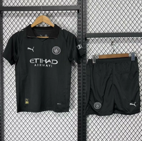 25/26 Kids Manchester City Away Jersey