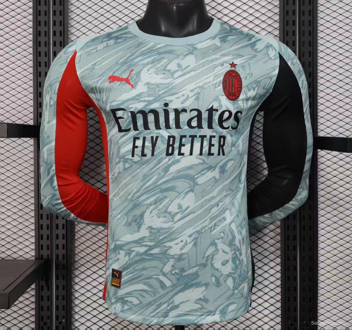 25/26 Player Version AC Milan Home Goalkeeper Long Sleeve Jersey