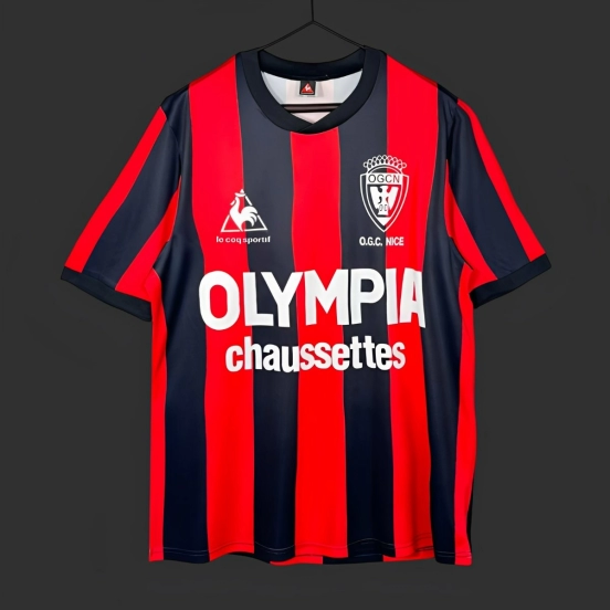 Retro 77/78 OGC Nice Michael Jackson Home Jersey