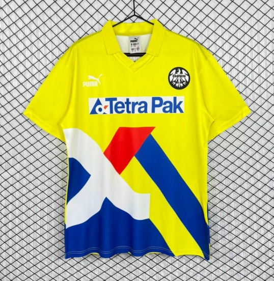 Retro 93/96 Frankfurt Away Yellow Jersey