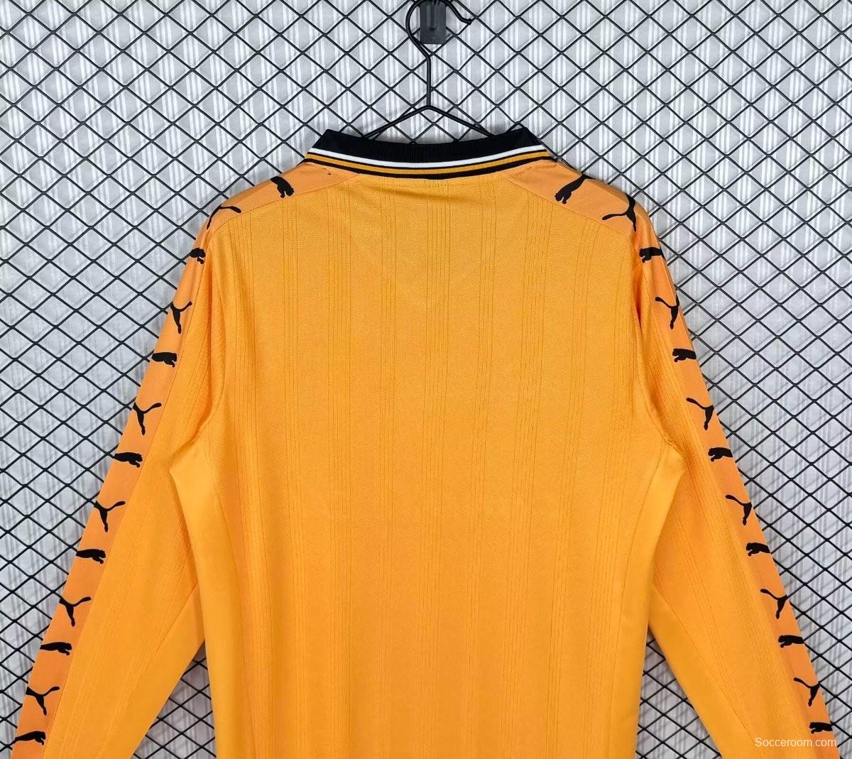 Retro 98/99 Wolverhampton Wanderers Home Long Sleeve Jersey