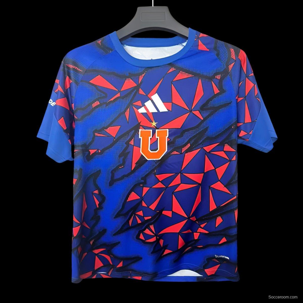 26/27 Club Universidad de Chile Blue Pre-Match Jersey