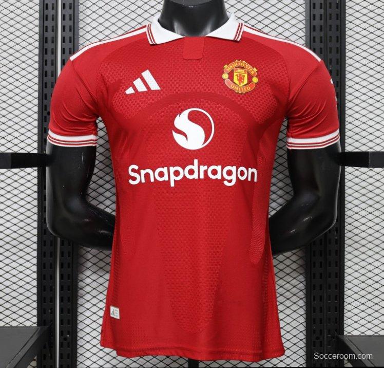 Player Version 26/27 Manchester United Home Jersey