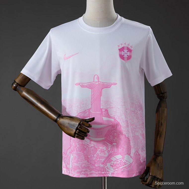 2026 Brazil Jesus Rose Jersey