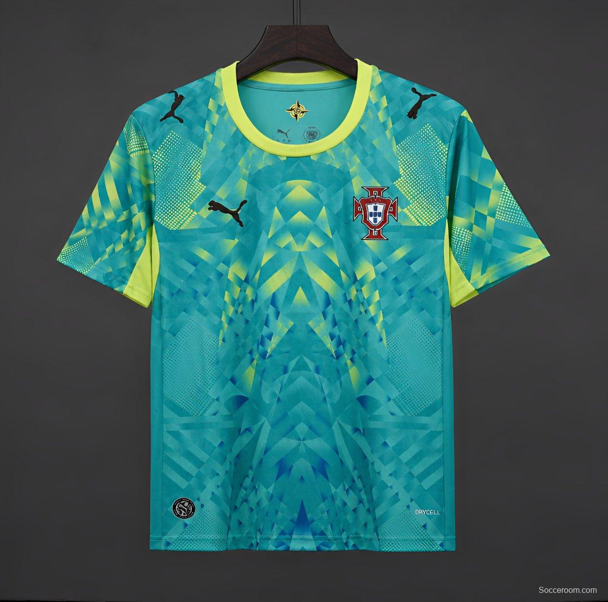 2026 Portugal Green Goalkeeper Jersey