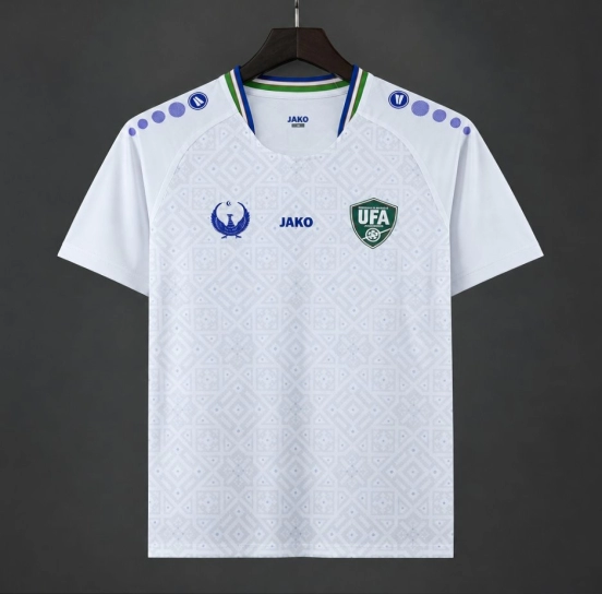 2026 Uzbekistan Home White/Blue Jersey