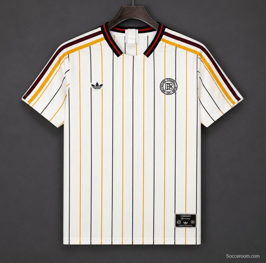 2026 Adidas Originals Germany 2026/2027 Terrace Icons White Jersey