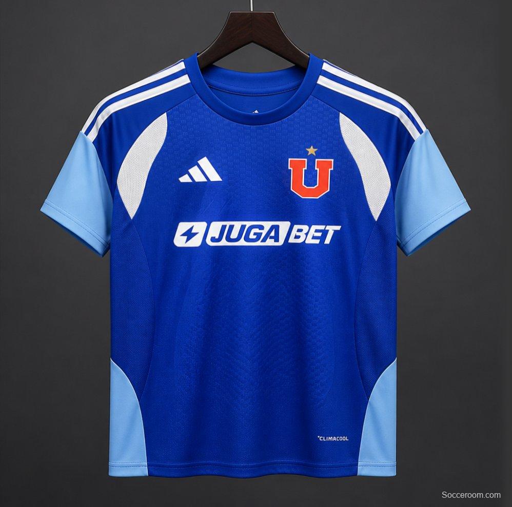 26/27 Universidad de Chile Pre-Match Blue Jersey