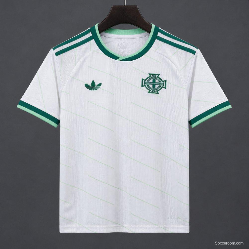 2026 Northern Ireland Away White Jersey