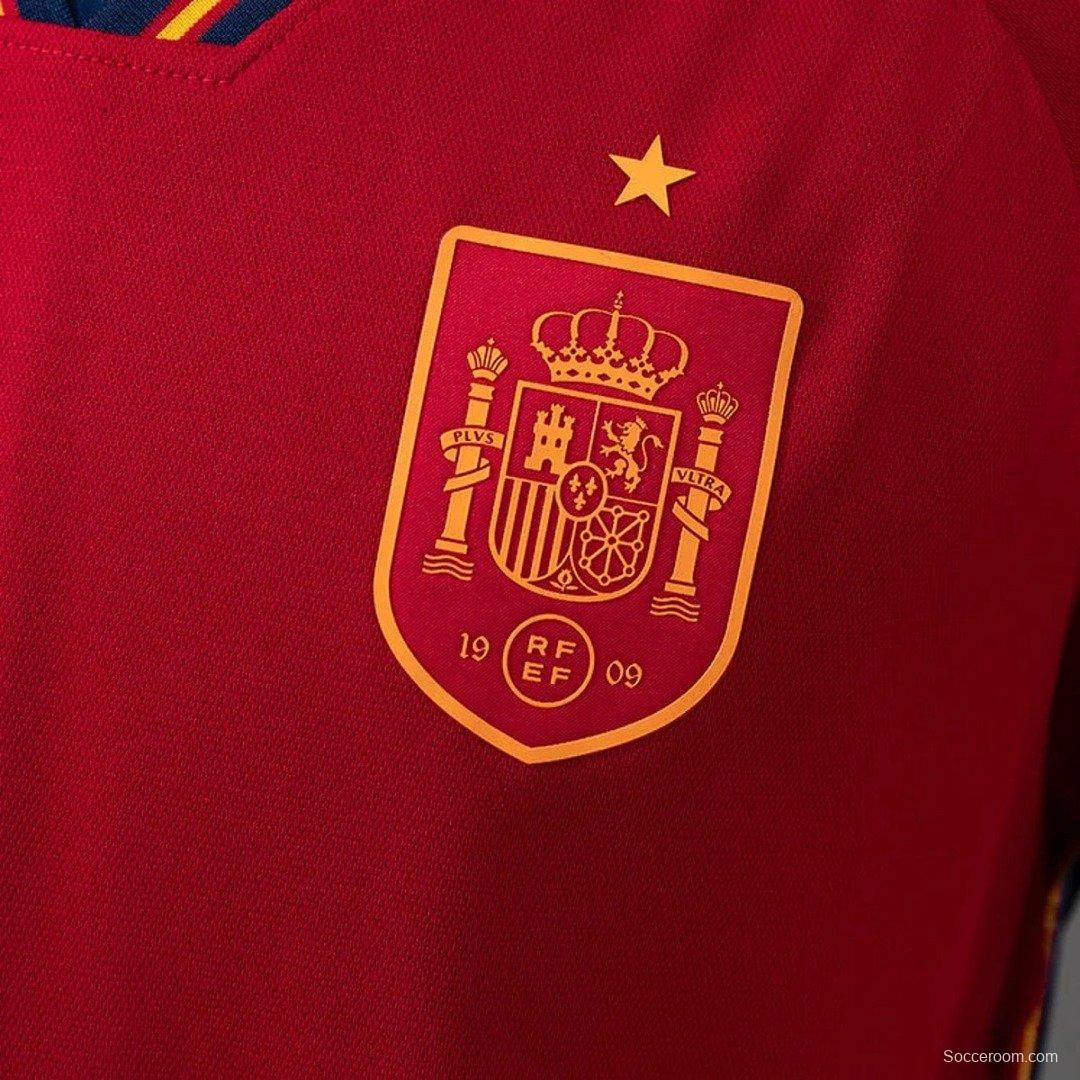 Retro 2022 Spain Home Jersey