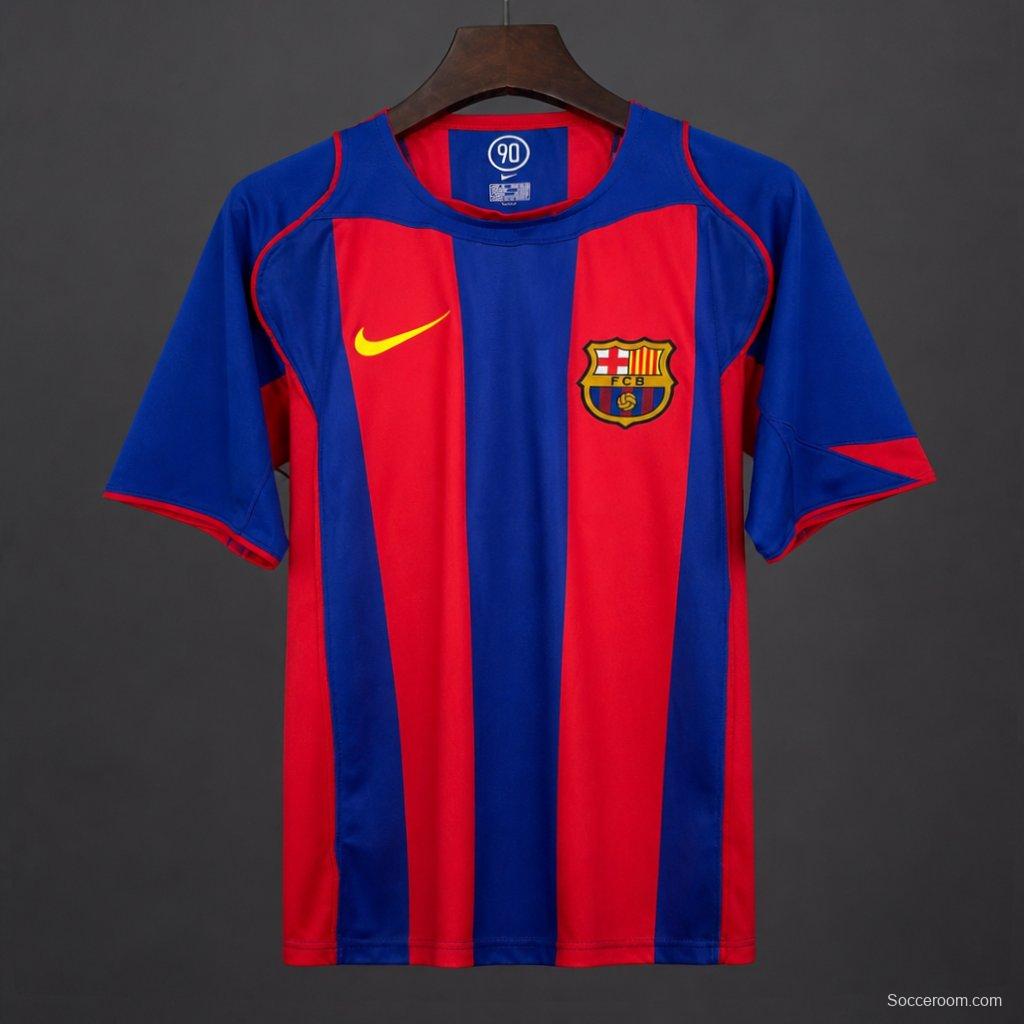 04/05 Retro Barcelona Home Jersey