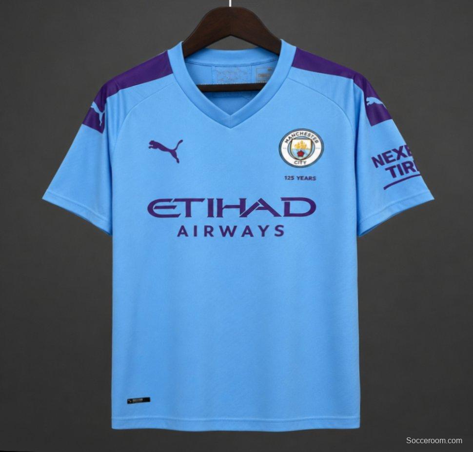 19/20 Retro Manchester City Home Jersey
