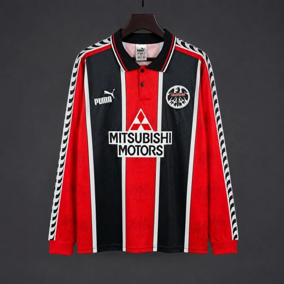 Retro 95/96 Eintracht Frankfurt Home Long Sleeve Jersey